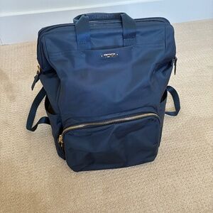Tumi backpack Blue and Gold